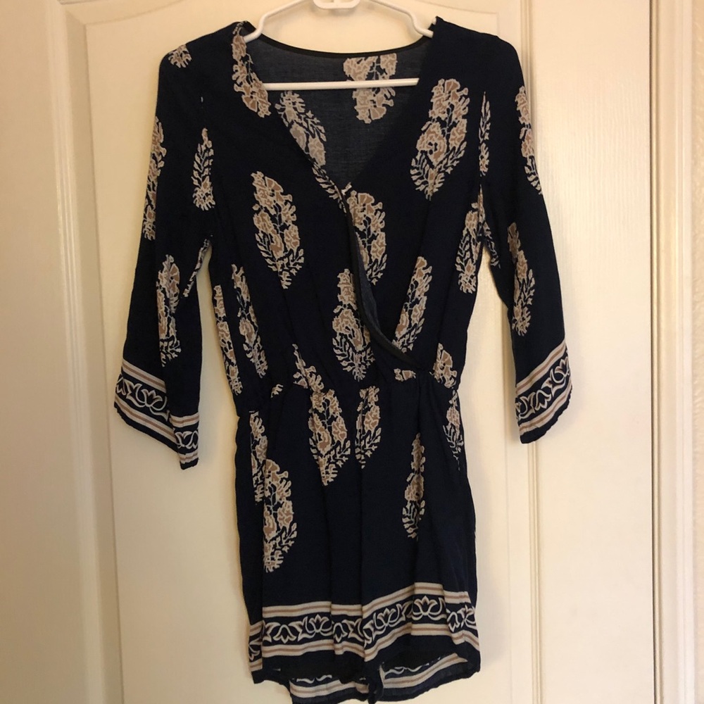 Printed Romper